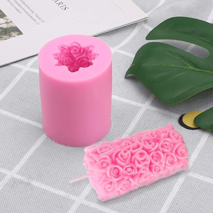 AAI Planet Cylinder Rose Flower  Mold