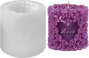 AAI Planet Rose Love Heart Cylinder Mold