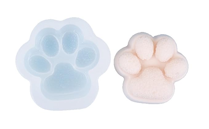 Aai Planet Keychain Cat Dog Paw Shape Mould Home Décor