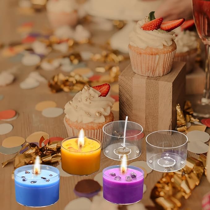 AAI Planet Acrylic Round Shape T Light Cups Big One