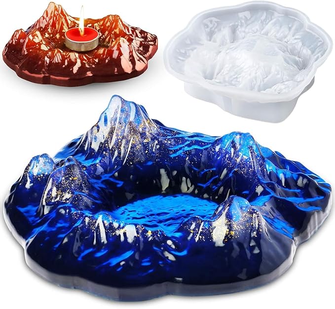 AAI Planet Large Snow Mountain Peak Ashtray Mold