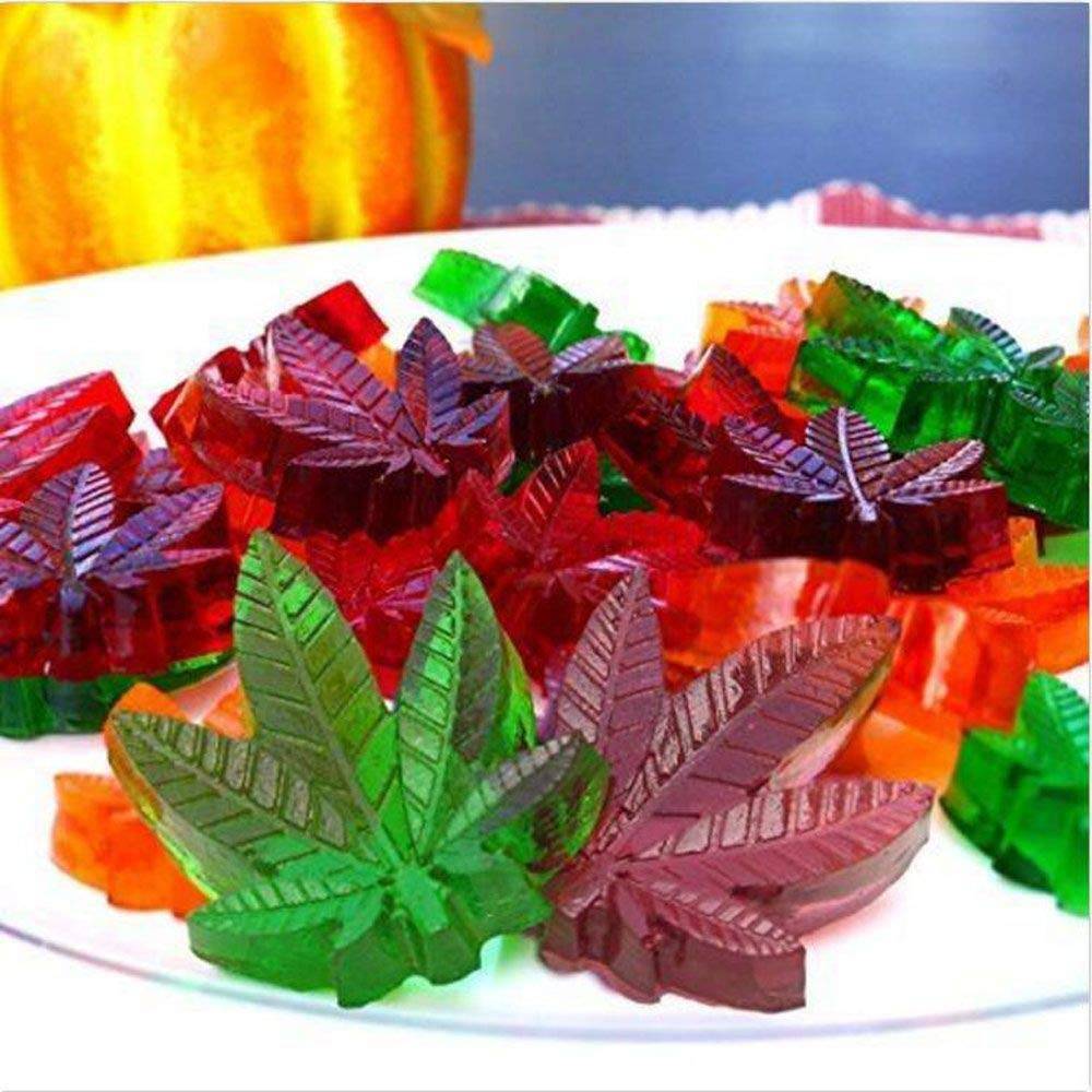 Aai Planet 8-Grid Leaf Shape Chocolate Baking Mould