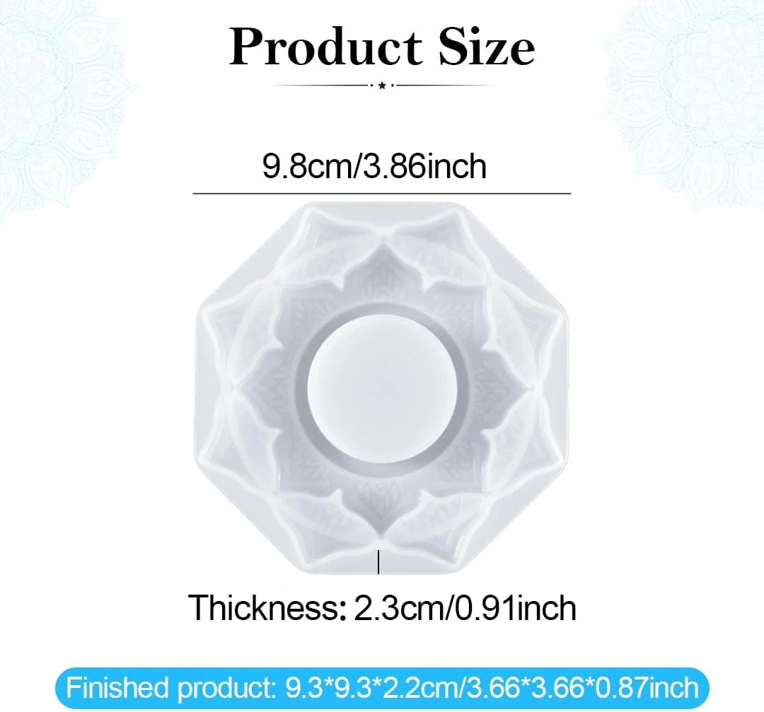 AAI Planet Lotus Candle Holder Mold